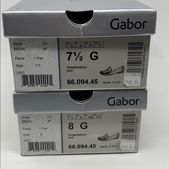 Gabor 66.094.45 suede perforated loafer moccasins - Picture 9 of 10